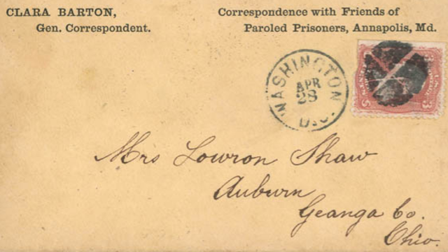 Clara Barton is Appointed