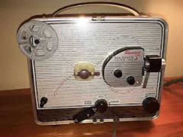 Invención de la radio y primer proyector de peliculas
