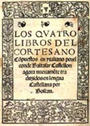 Juan Boscán pública su traducción al español de "II Libro del cortegiano"