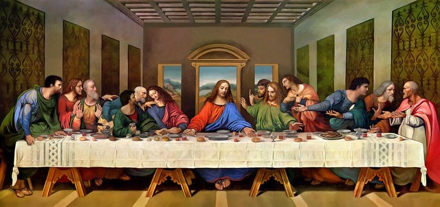 DaVinci paints The Last Supper