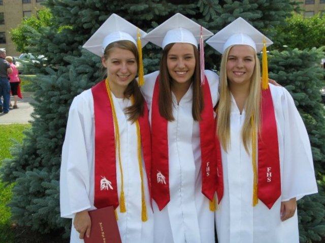 The triplets graduate!