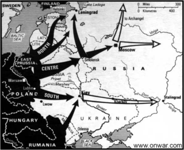 Germany invades the Soviet Union