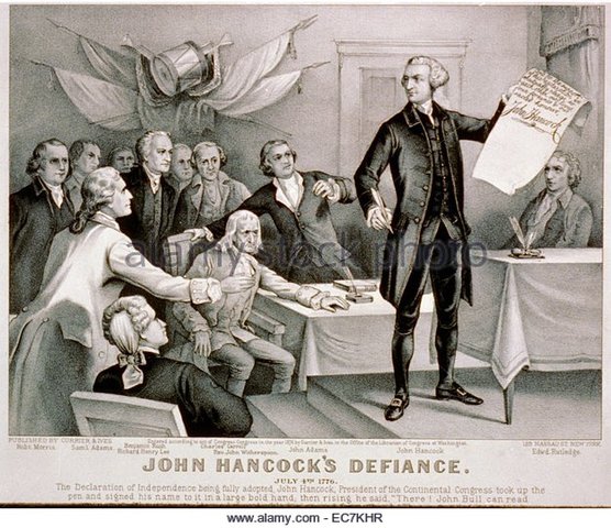 John elected president of the Second Continental Congress