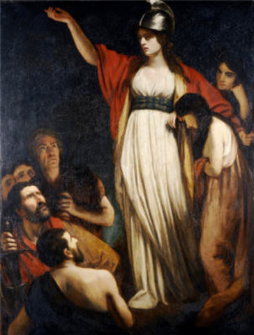 The Iceni Rebellion.  Roman army defeats a major revolt under Boudicca