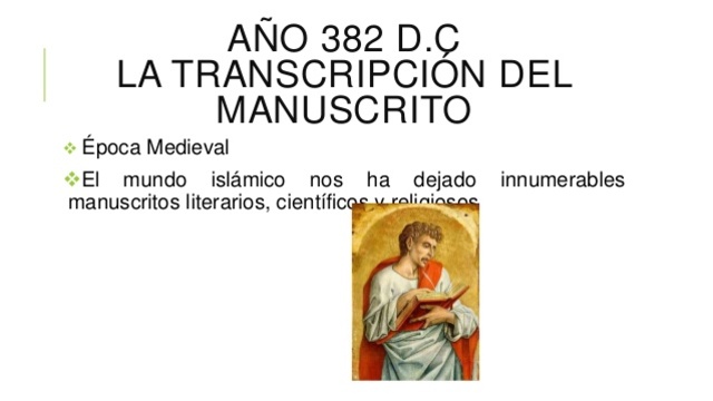 trascrpcion de manuscristos