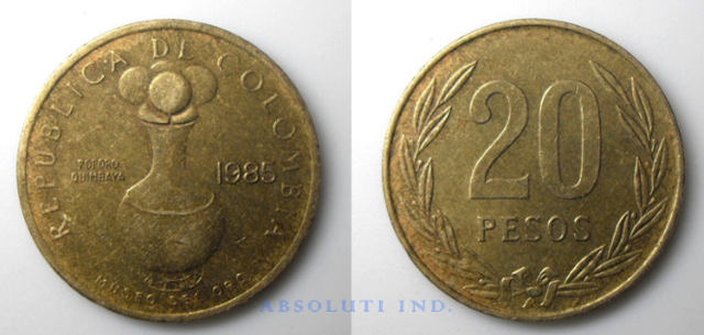 Moneda de 20 pesos