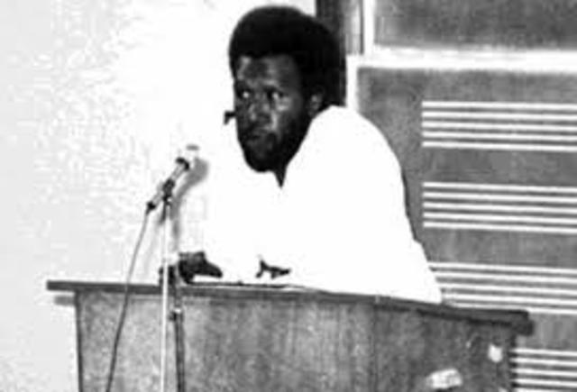 Mabo makes a speech