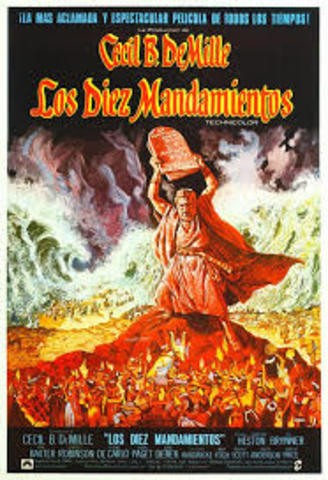 Los diez madamientos 1300 a.C