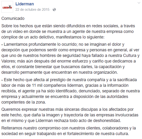 Líderman responde