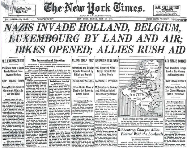 Germans Attack the Netherlands