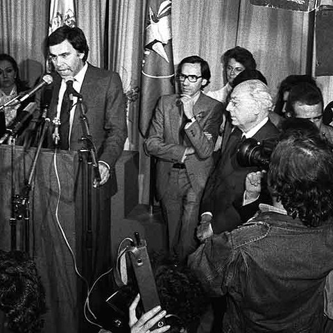 Victoria socialista en el elecciones de 1982