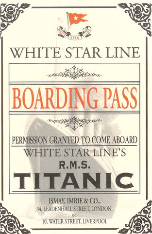 The Titanic sets sail