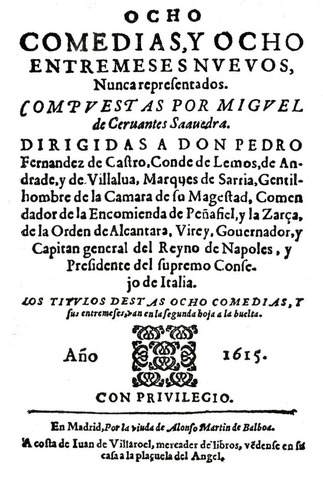 Ocho comedias y ocho entremeses nuevos nunca representados