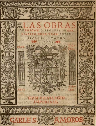 Publicación de Poesía de Juan Boscán