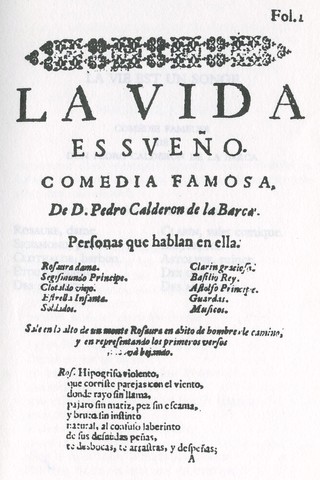 Estreno de La vida es sueño