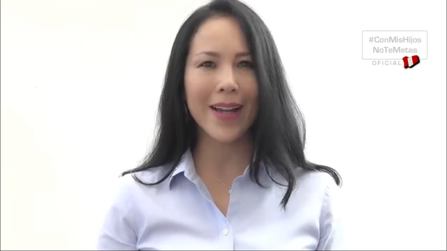 Patty Wong respalda a #ConMisHijosNoTeMetas