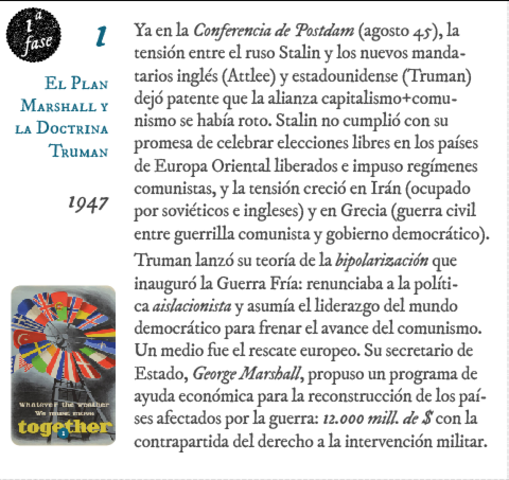 1. El Plan Marshall y la Doctrina Truman