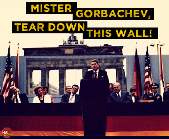 Tear down this wall’ speech