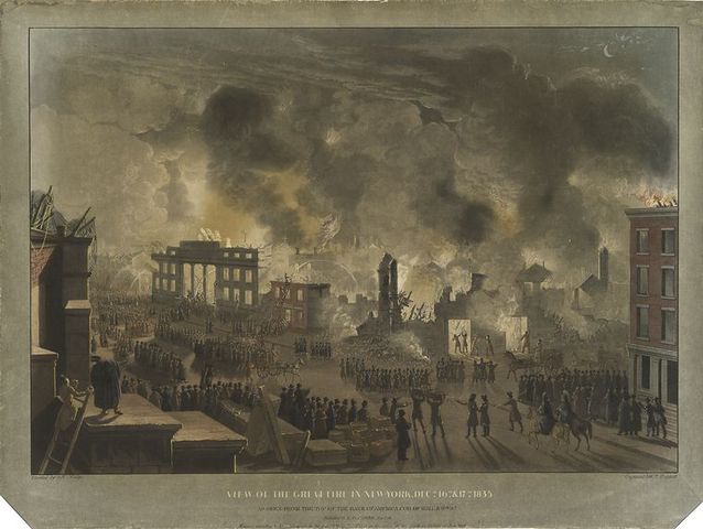 Great Fire in New York