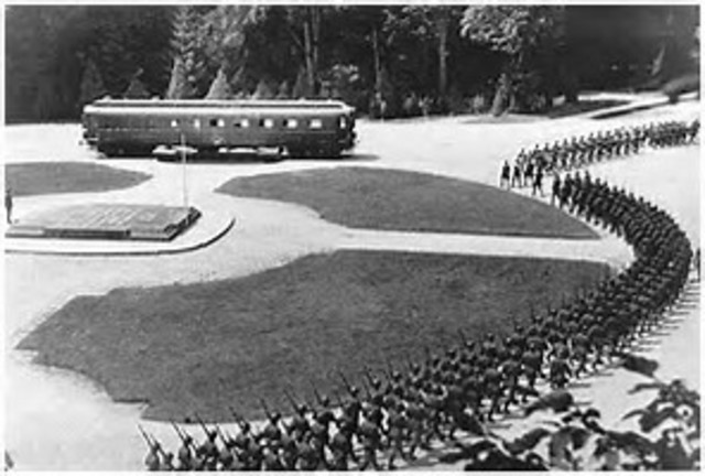 France surrenders to Germany