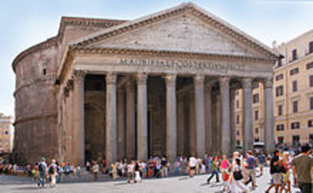 Pantheon constructed by Hadrian