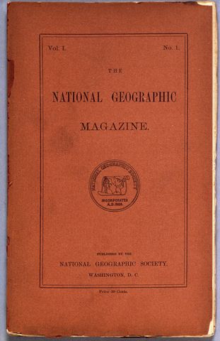 First National Geographic Magazine