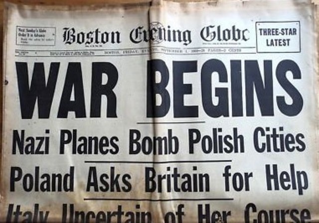 WWII Begins (Europe)