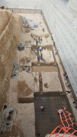 Inicio de fundición de zapatas