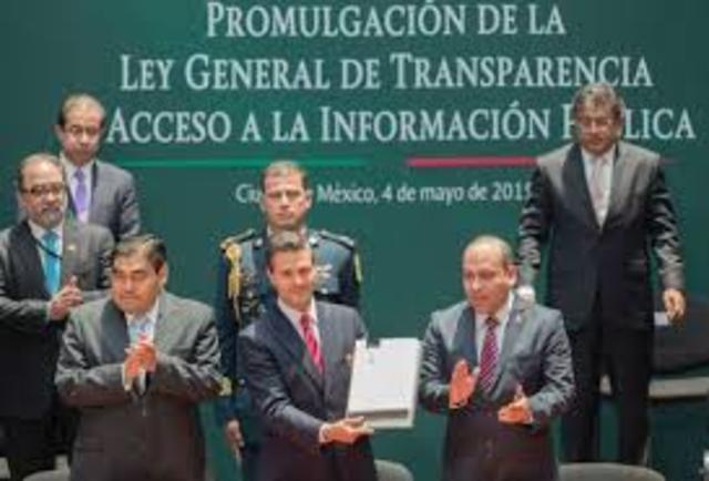 promulgación de leyes de acceso a la informacion