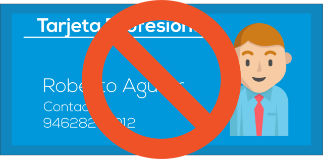 Adios definitivo a la tarjeta profesional