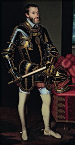 Carlos V emperador alemán.