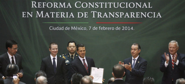 2014 Reforma Constitucional en Materia de Transparencia.
