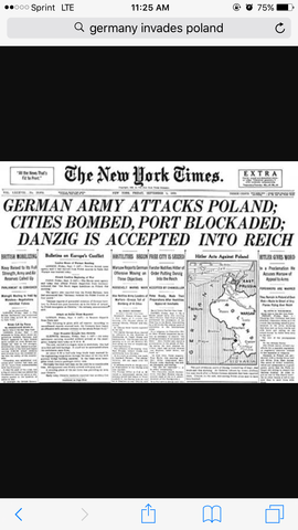 Germany invades Poland