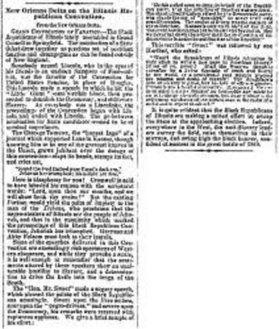 Lincoln Douglas Debates Primary Document