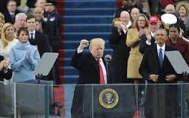 Donald trump is inaugurated