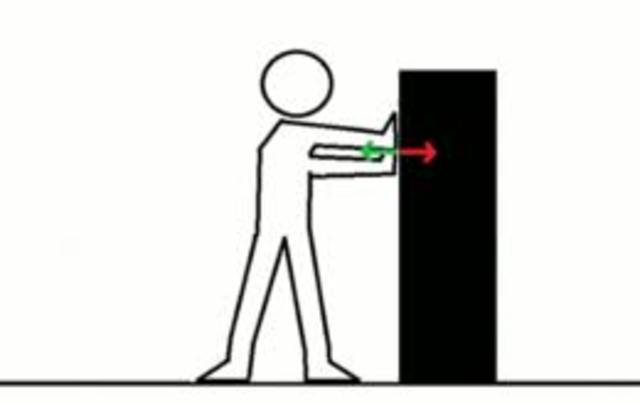 the law of action and reaction was underlined by Newton