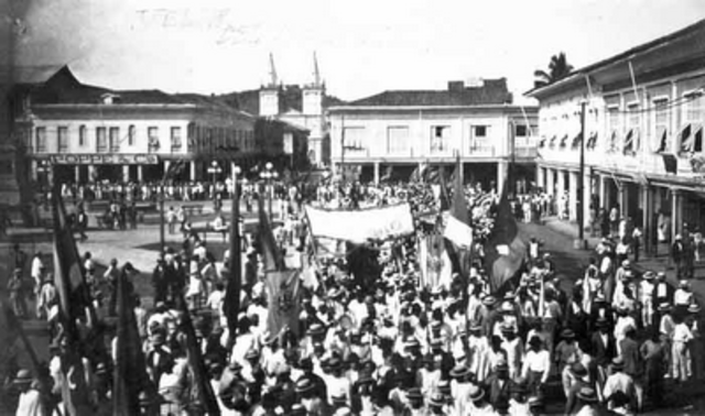 Matanza de trabajadores en la zona bananera de Santa Marta.