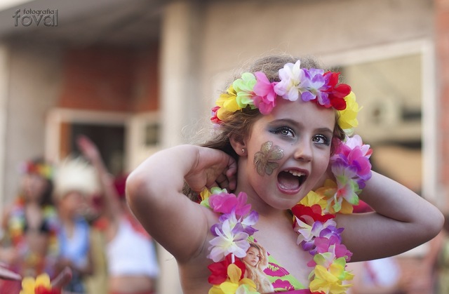 disfrutando de los carnavales