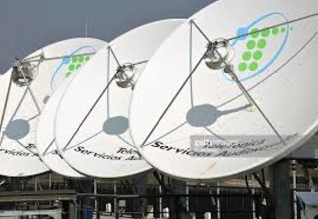 Start of satellite communications