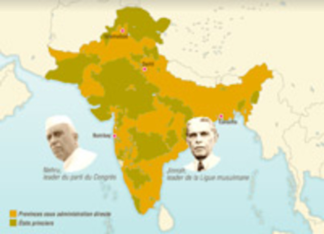 Formación de Pakistán y la Unión India