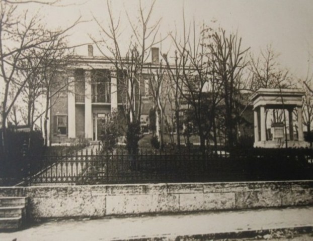 Leaving the white house.