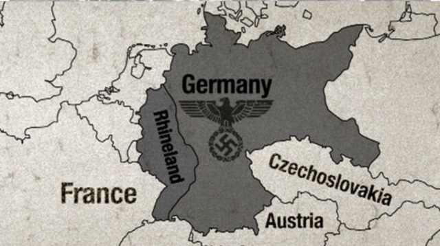 Hitler sent troops to the Rhineland