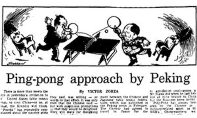 Ping-Pong Diplomacy