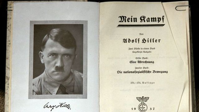 Hitler writes Mein Kampf