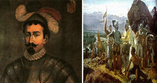 Llega Gonzalo Jimenez de quesada a Santafe