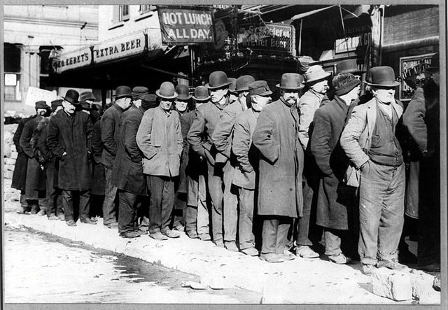 Mass unemployment & economic depression