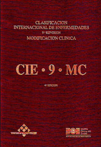 CIE 10 Novena Revisión