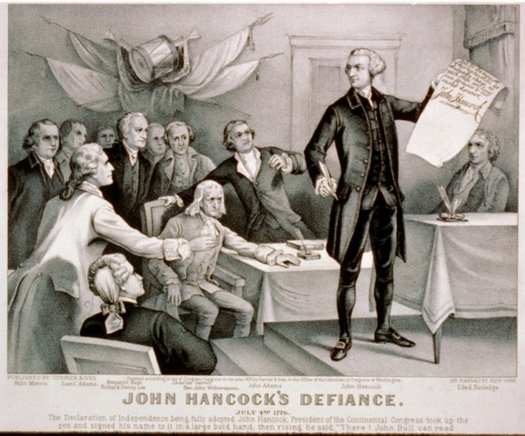John Hancock Enters Politics