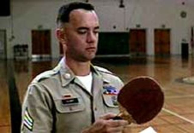forrest discovers ping pong