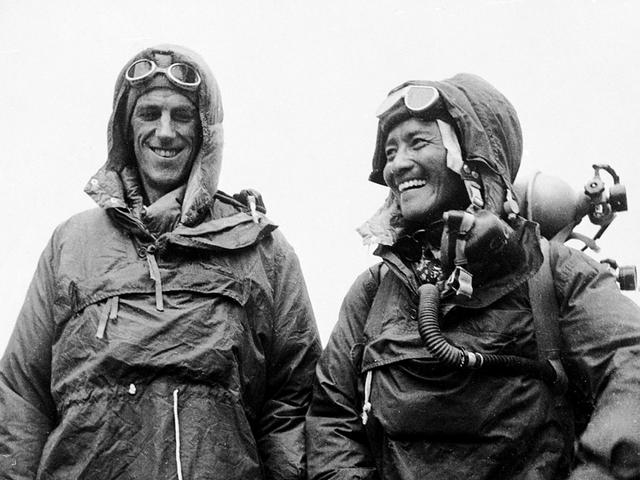 On the 29th May,1953 Edmund Hillary (NZ) and Tenzing Norgay (Nepal) are first to reach the top of Mount Everest as part of a British Expedition.